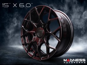 smart fortwo Custom Wheels - 451 Model - KUHLFX - Estremo Nero - Set of 4 - 15x5"/ 15x6"